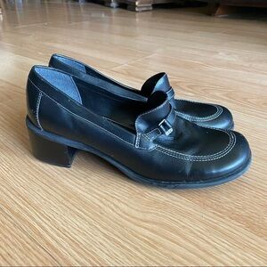Vintage Tommy Hilfiger Y2K Black Leather Chunky Platforms Women’s 8.5M
